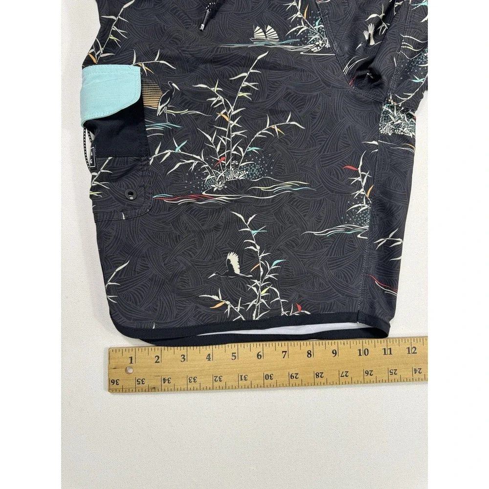 Billabong Board Shorts Mens 34x10 Recycler Pro Stork Oriental Stretch Beach